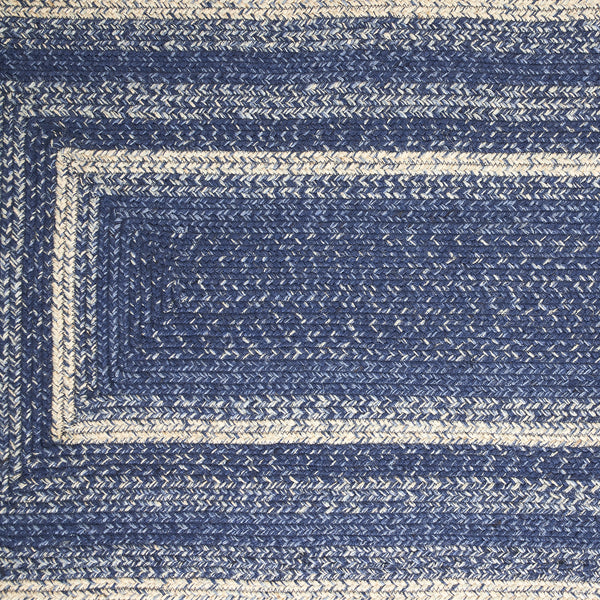 Great Falls Blue Jute Rug Rect w/ Pad 36x60