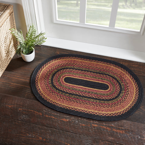 Heritage Farms Jute Rug Oval w/ Pad 24x36