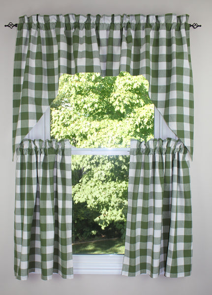 Buffalo Check Sage Swag