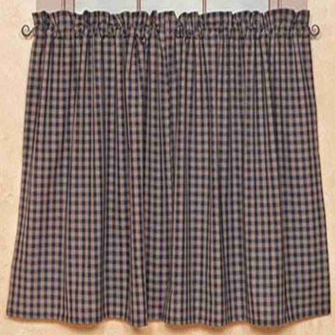 Sturbridge Navy Tier Panels Unlined 36 in.