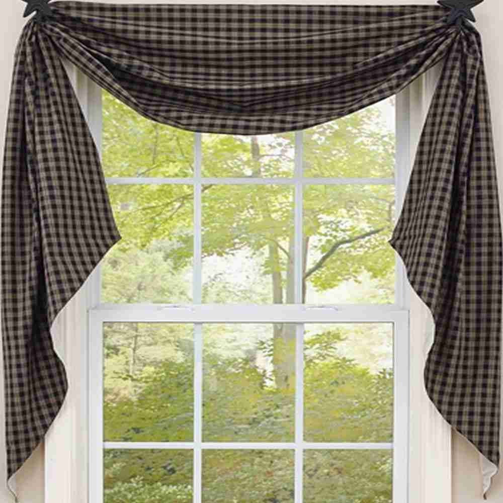 Black And White Plaid Curtains - Foter