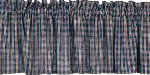 Sturbridge Navy Valance - Unlined