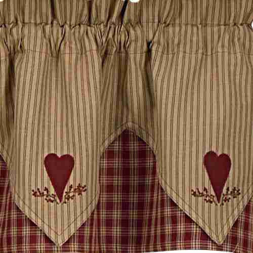 Sturbridge Wine Heart Fabric Sample