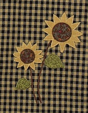 Sunflower Check Detail