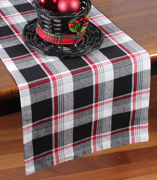 Winter Plaid Table Runner