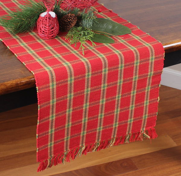 Yuletide Ribbed Table Runner