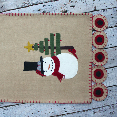 Winter Wishes Nutmeg Table Runner