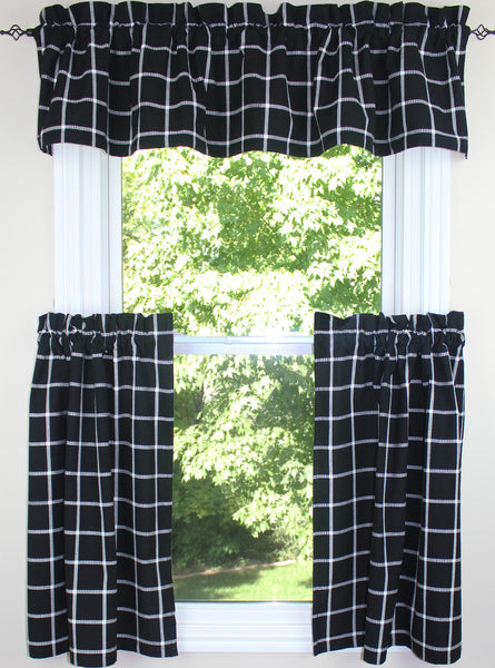 Blackstone Plaid Valance