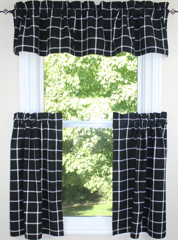 Blackstone Plaid Valance
