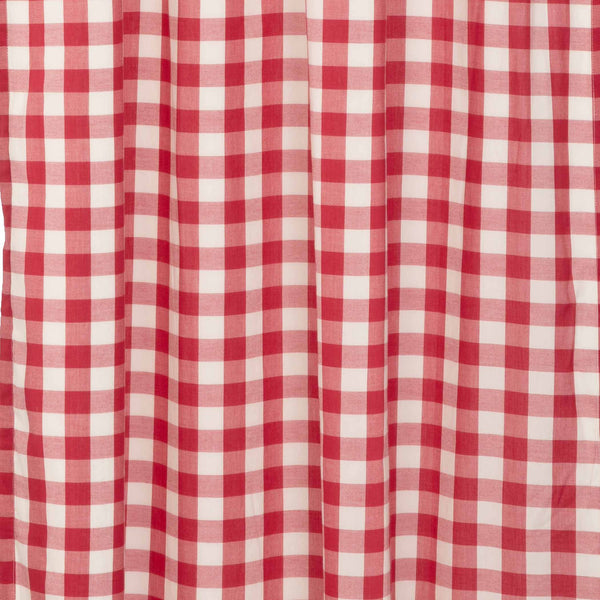 Annie Buffalo Red Check Panel 96x50