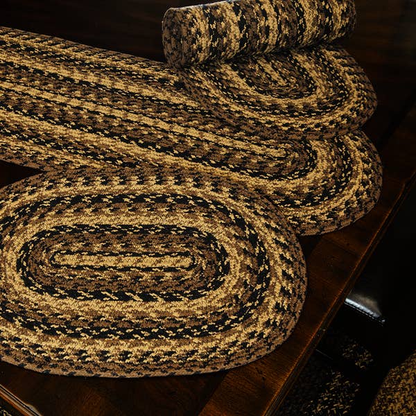 Cappuccino Braided Oval Placemat set/4