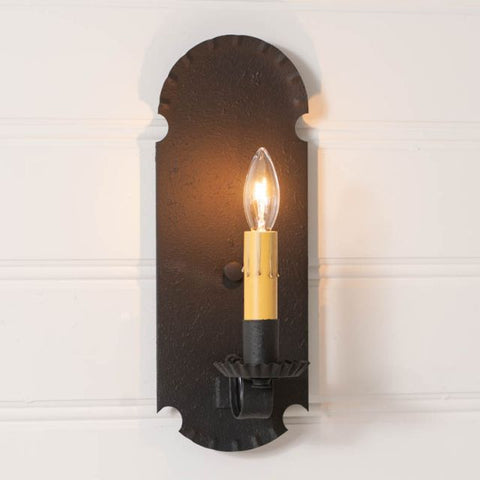 Beautiful in its simplicity, the warm glow of our sconces provide a hearty country welcome to every room in your home, from entryway to family room. A versatile decorating accessory, it is perfect either alone or as part of a wall grouping.