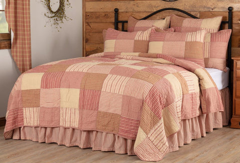 Sawyer Mill Red Queen Combo - Clearance - Quilt, 2 Standard Shams