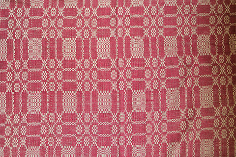 Bayberry weave cranberry and tan  34" Square  Table Squares are limitless on how you can use them in your decor.  You can you them on your table, on the back of a couch or chair or drapes over a crate or bench.  They can be placed under your primitive displays or on really any surface.