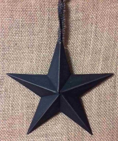 Black Metal Star 8 in.