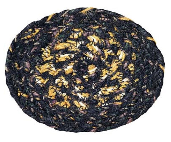 Black Forest Braided  Coaster Set/4