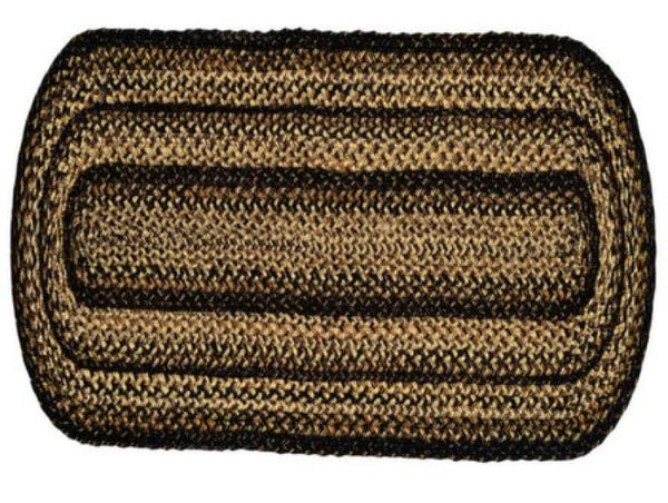 Black Forest 13x48 in. Braided  Oval Runner