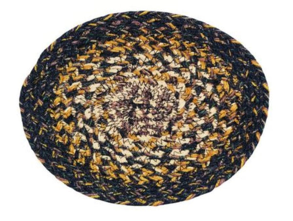 Black Forest Braided  Trivet 8 in. set/4