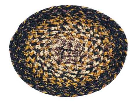 Black Forest Braided  Trivet 8 in. set/4