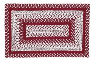 Cortland  Rug Rectangle 27 x 48 in. Colors: Brick Red and Cream