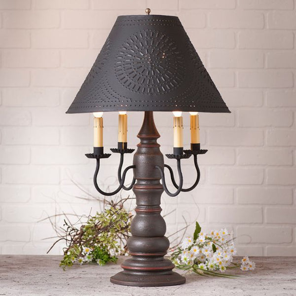 Bradford Lamp with Textured Black Shade