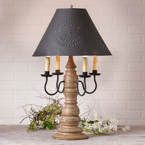 Bradford Lamp with Textured Black Shade