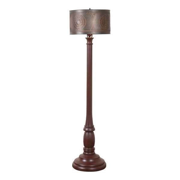 Brinton Floor Lamp with Metal Drum Shade