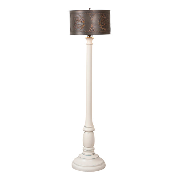 Brinton Floor Lamp with Metal Drum Shade