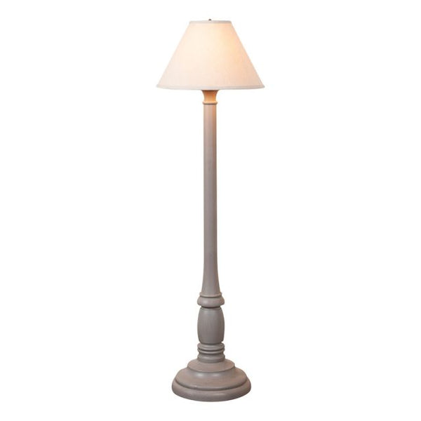Brinton House Floor Lamp with Linen Ivory Shade