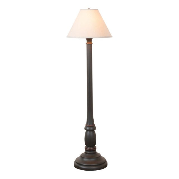 Brinton House Floor Lamp with Linen Ivory Shade