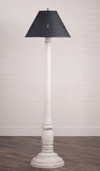 Brinton House Floor Lamp with Textured Black Shade