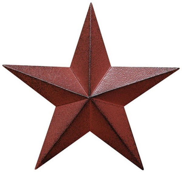Burgundy Barn Star, 12 in.