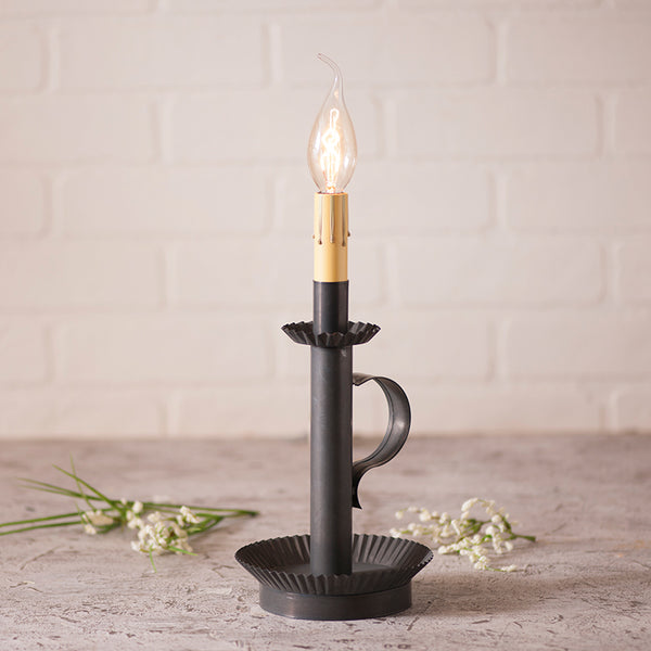 Primitive Colonial Chamberstick Taper Candle Holder Black – The Primitive  Pineapple Collection