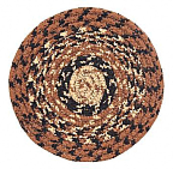 Cappuccino Braided  Coaster Set/4