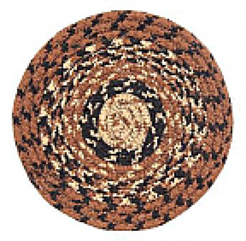 Cappuccino Braided Jute Coaster Set/4