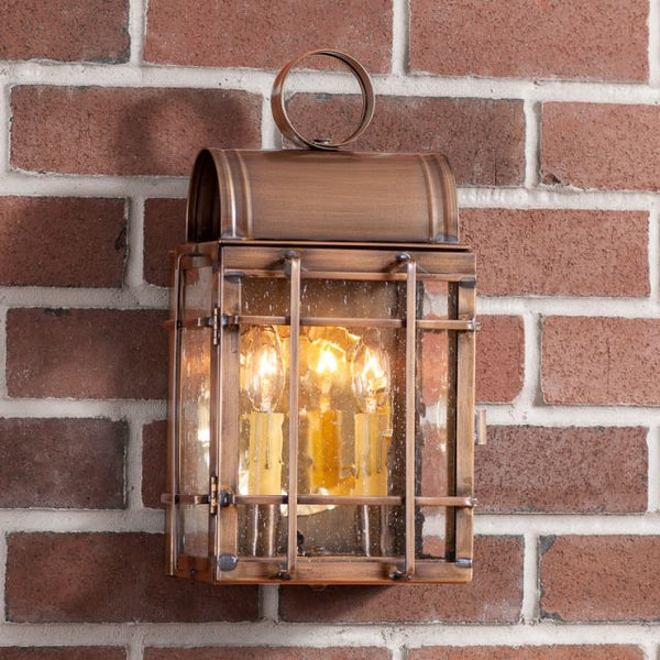 Our beautifully crafted Carriage House Outdoor Wall Light recreates that special ambience of the lights that adorned the quaint homes of past eras. This versatile light will add a special welcoming warmth to any area. Five year guarantee.