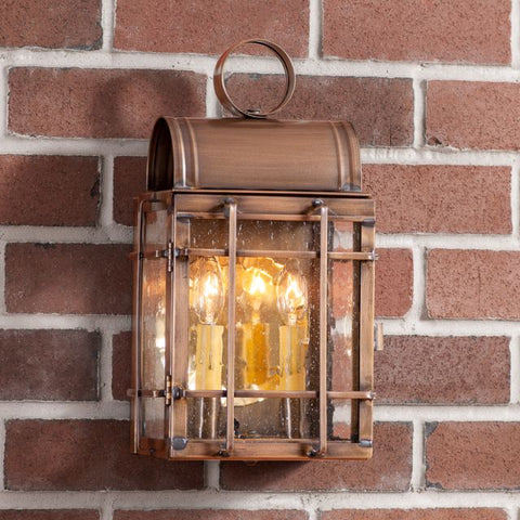 Our beautifully crafted Carriage House Outdoor Wall Light recreates that special ambience of the lights that adorned the quaint homes of past eras. This versatile light will add a special welcoming warmth to any area. Five year guarantee.