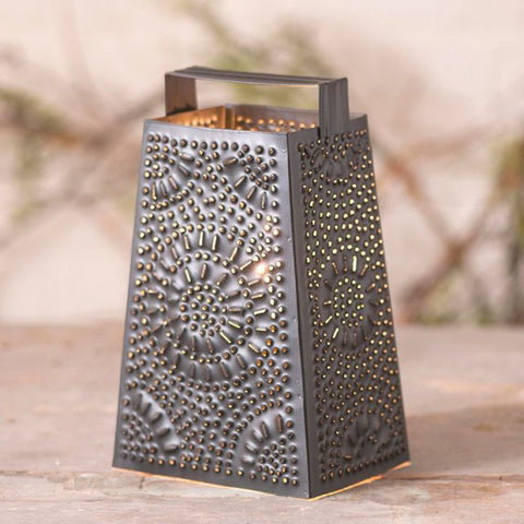 Cheese Grater Tabletop Accent Light