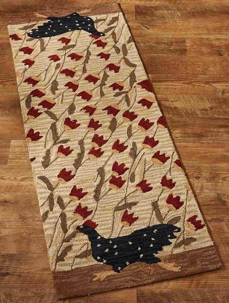 Berry Elegance Warm Winter Doormat - Allysons Place