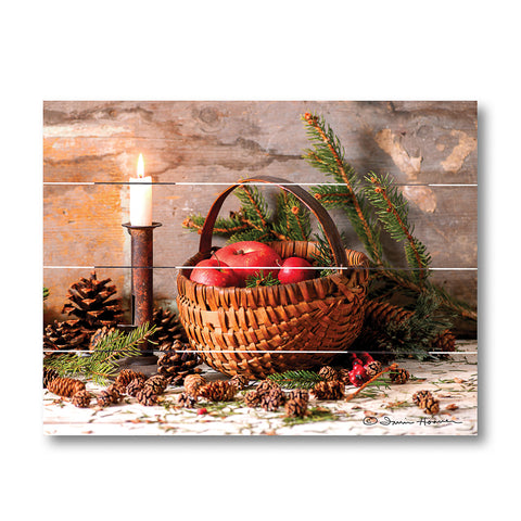 Christmas Apples Pallet Art