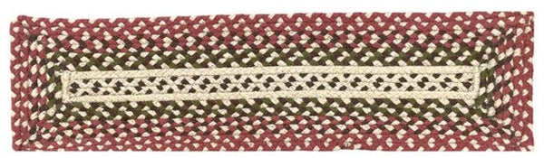 Highland  Braided  Stair Tread Rectangle 8 x 28 in.