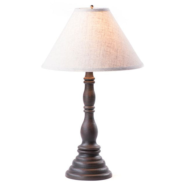 Davenport Lamp with Ivory Linen Shade