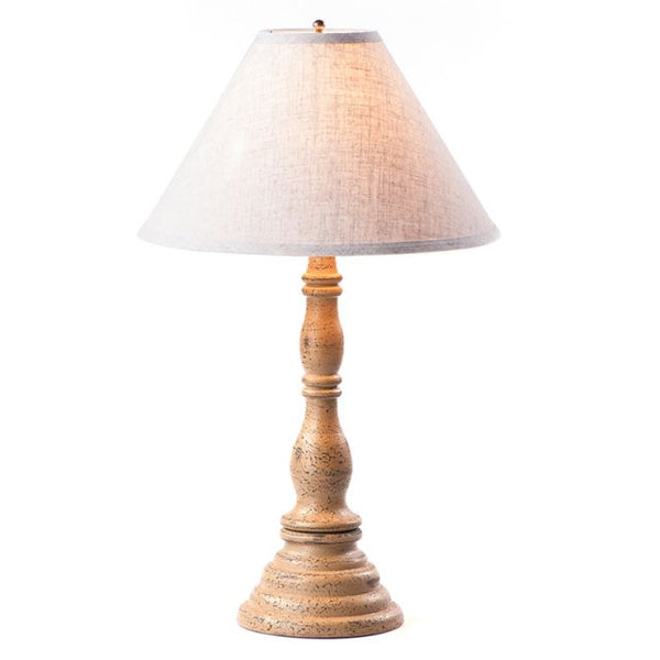 Davenport Lamp with Ivory Linen Shade