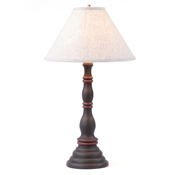 Davenport Lamp with Ivory Linen Shade