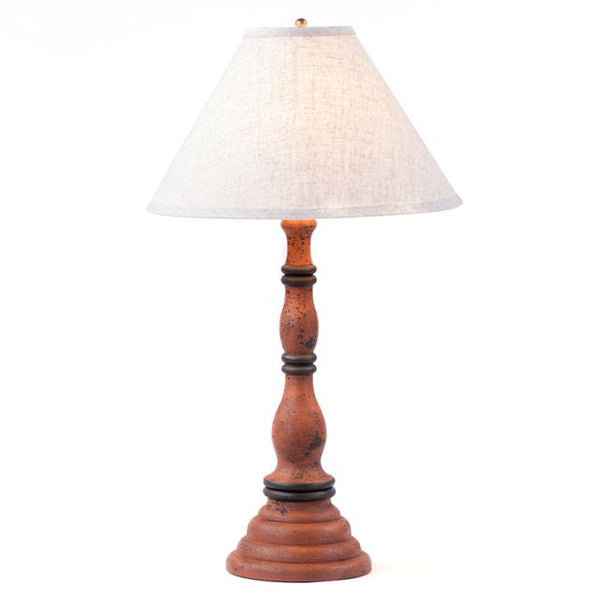 Davenport Lamp with Ivory Linen Shade