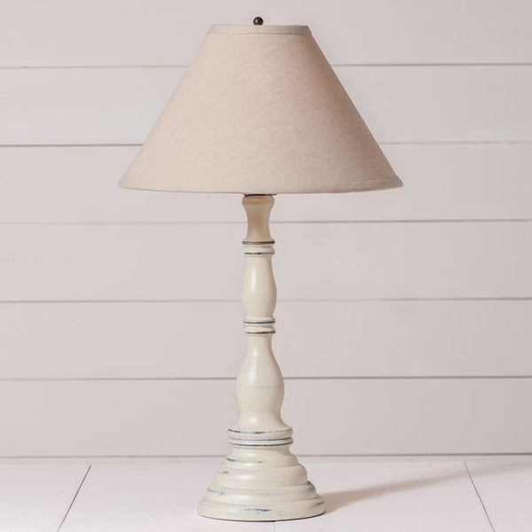 Davenport Lamp with Ivory Linen Shade