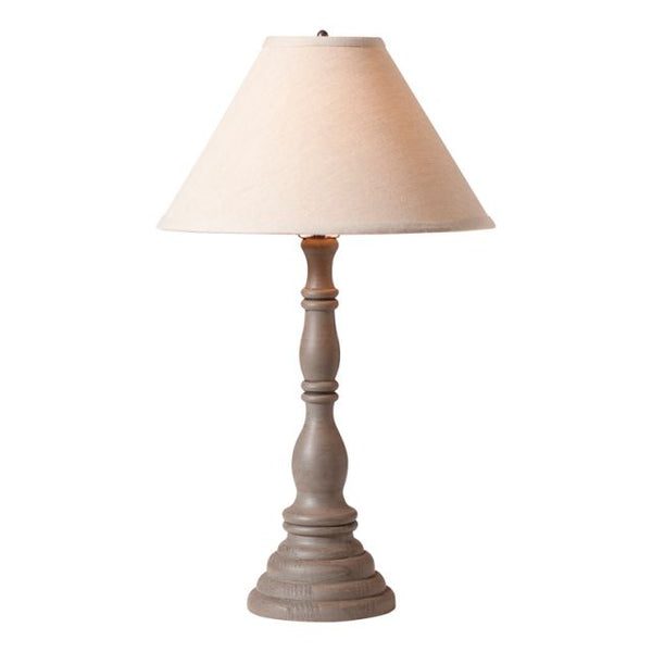 Davenport Lamp with Ivory Linen Shade