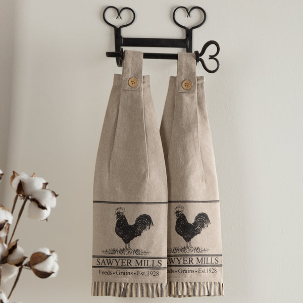 Farmhouse Kitchen Towel Tractor Gift Fall Towel Fall Decoration