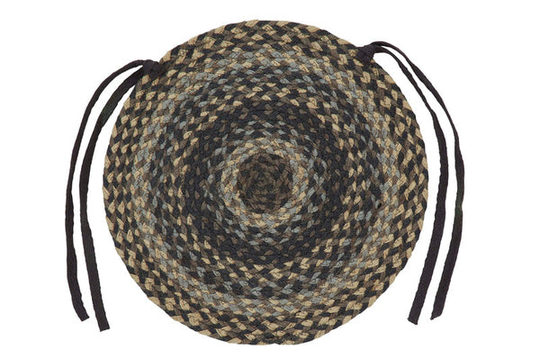 Farmyard 15" Braided  Chair Pad Set of 4