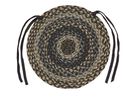 Farmyard 15" Braided  Chair Pad Set of 4